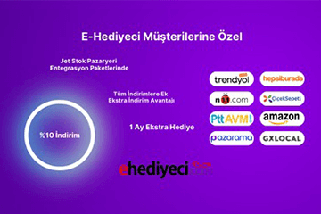 Jet Stok kullanıcılarına E-Hediyeci Xml Dropshipping Hizmet Alımlarında %10 İndirim