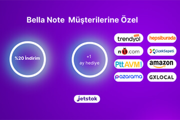 Bella Note Müşterilerine Özel %20 İndirim +1 Ay Hediye Detaylı Bilgi İçin  0 850 242 3137