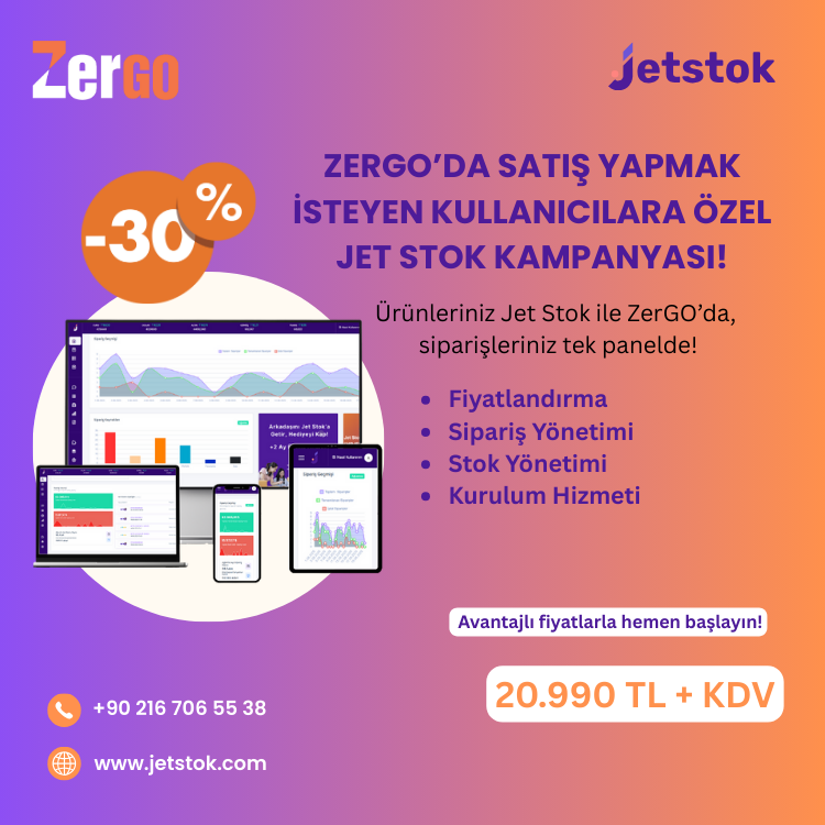 ZerGO Kullanıcılarına Özel Jet Stok Kampanyası