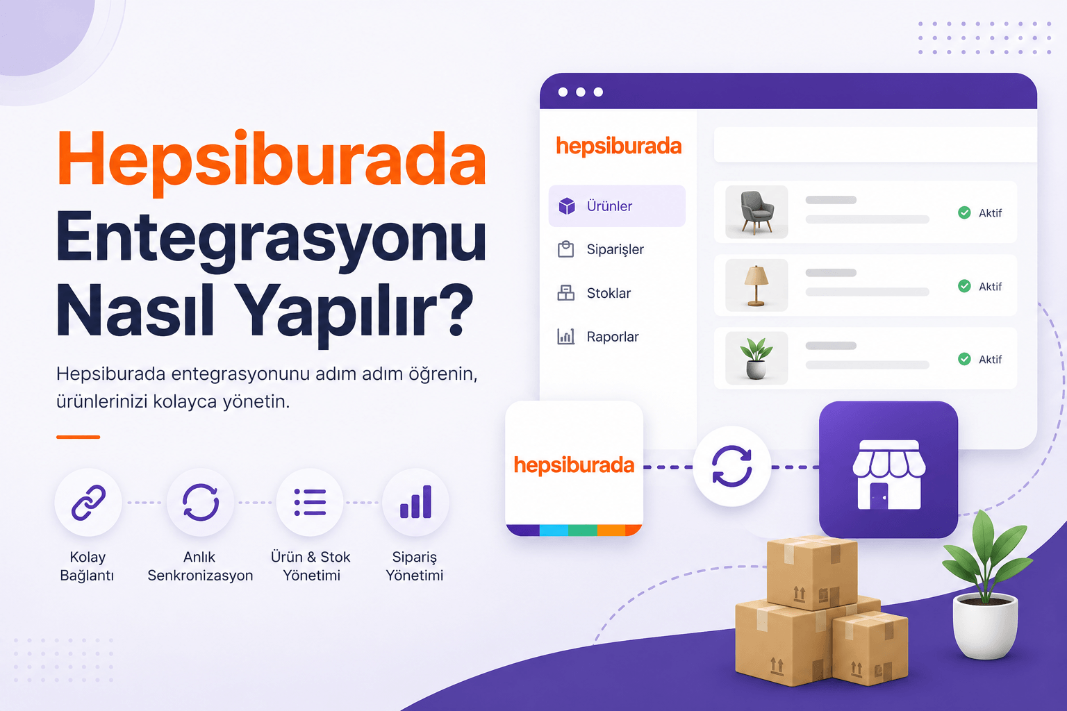 Hepsiburada Entegrasyonu Nasıl Yapılır? - Jet Stok Blog