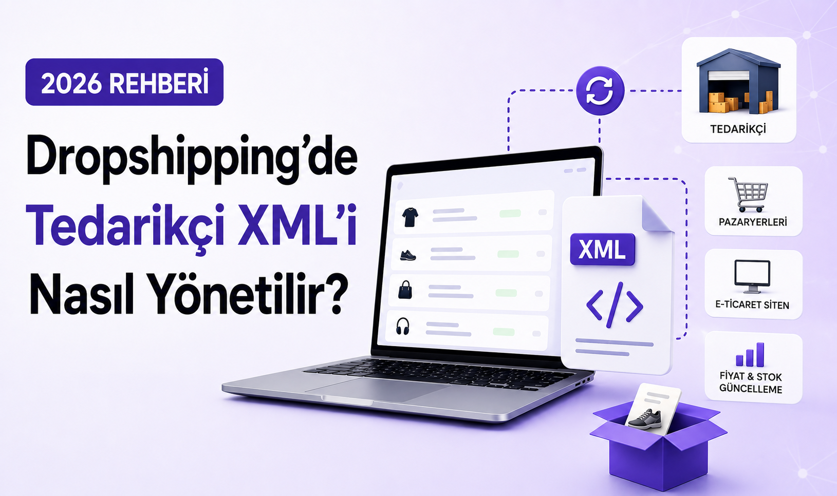 Dropshipping'de Tedarikçi XML'i Nasıl Yönetilir? (2026 Rehberi) - Jet Stok Blog