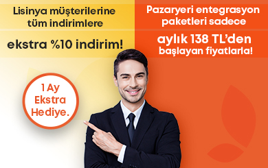 Lisinya müşterilerine tüm indirimlere ekstra %10 indirim!