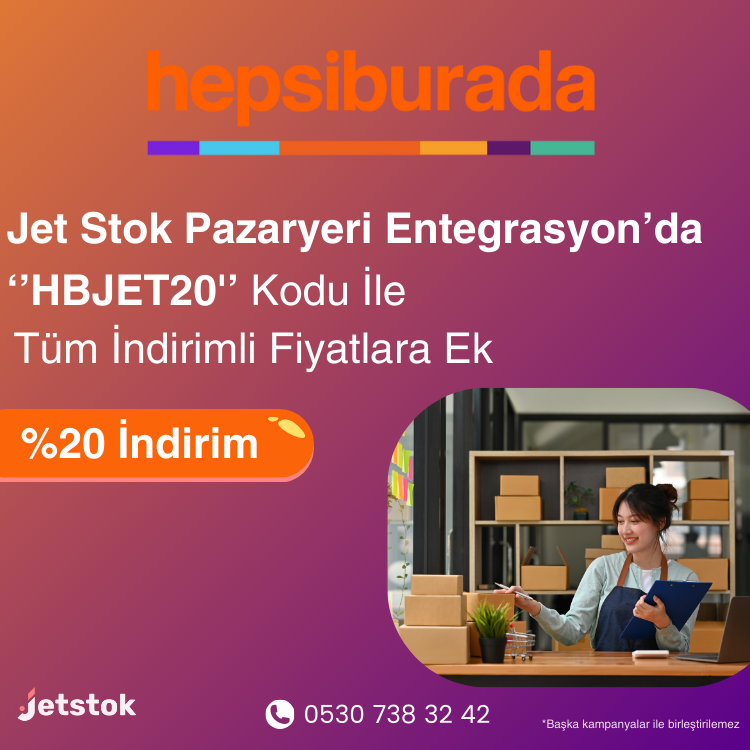 Jet Stok'tan Hepsiburada Kampanyası!