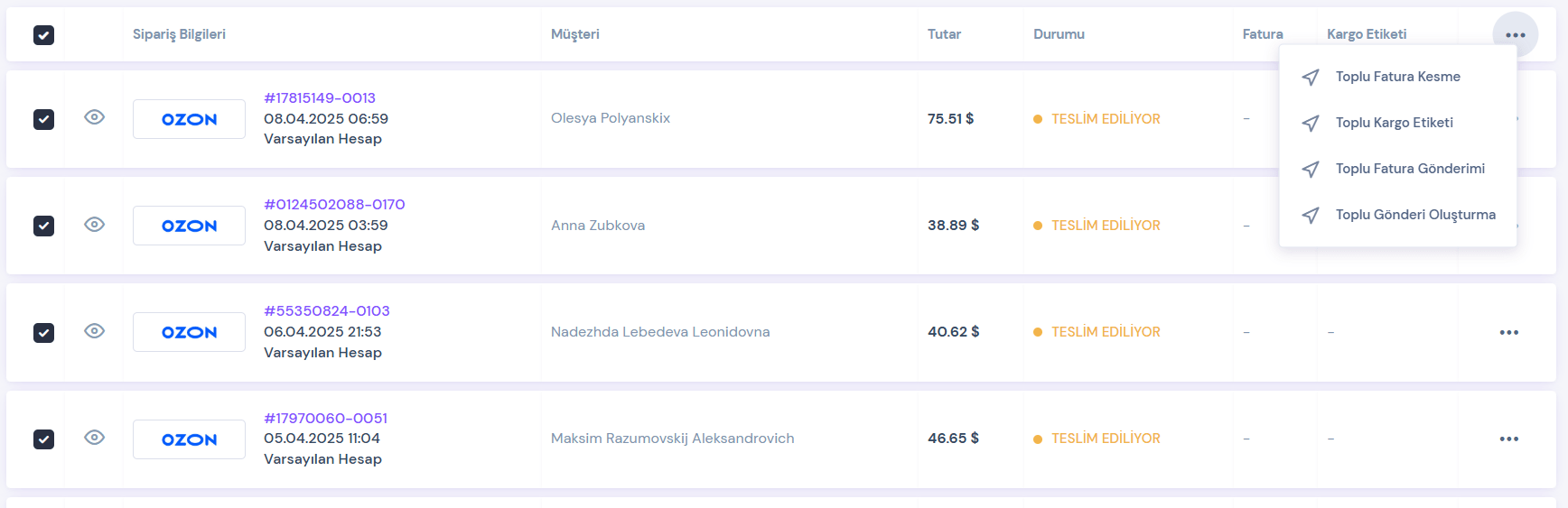 Platformlar Arası Otomatik Ürün Eşleştirme