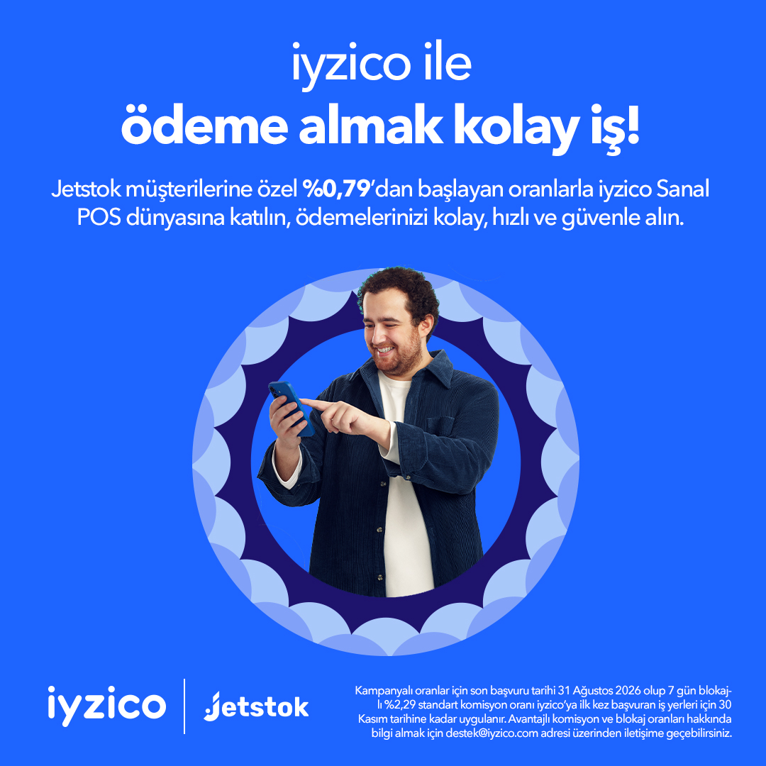 Jet Stok Kullanıcılarına Özel iyzico Kampanyası!