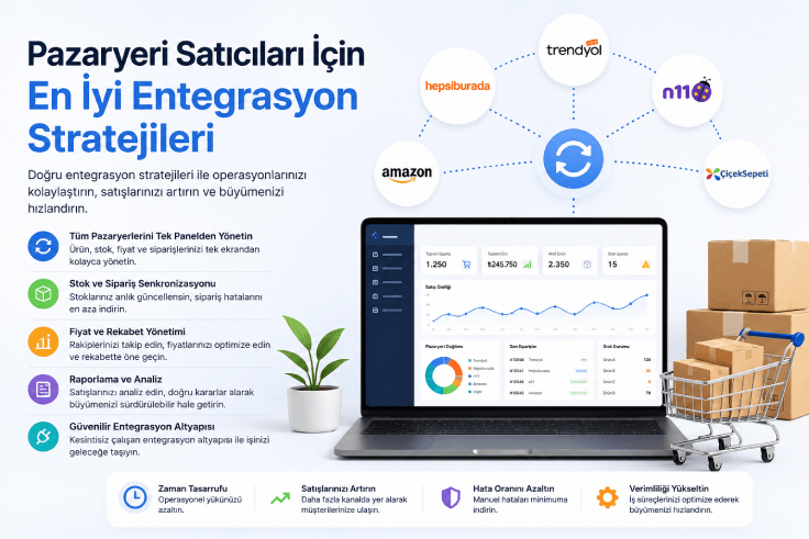 Pazaryeri Satıcıları İçin En İyi Entegrasyon Stratejileri, Pazaryeri Entegrasyon - Jet Stok Blog