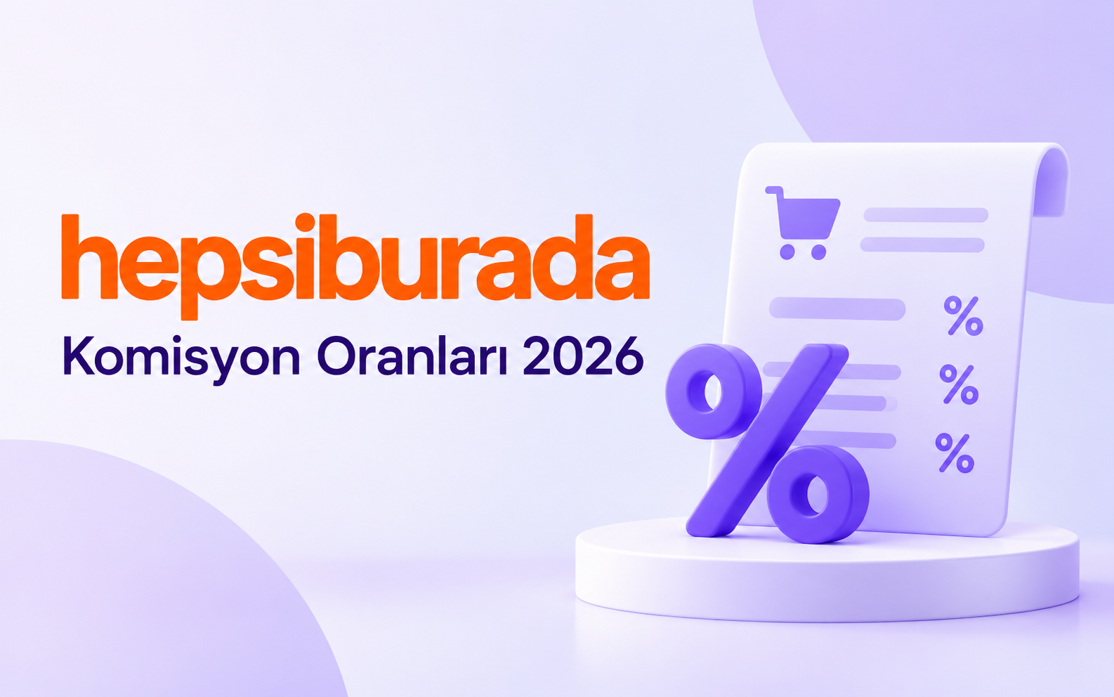 Hepsiburada Komisyon Oranları