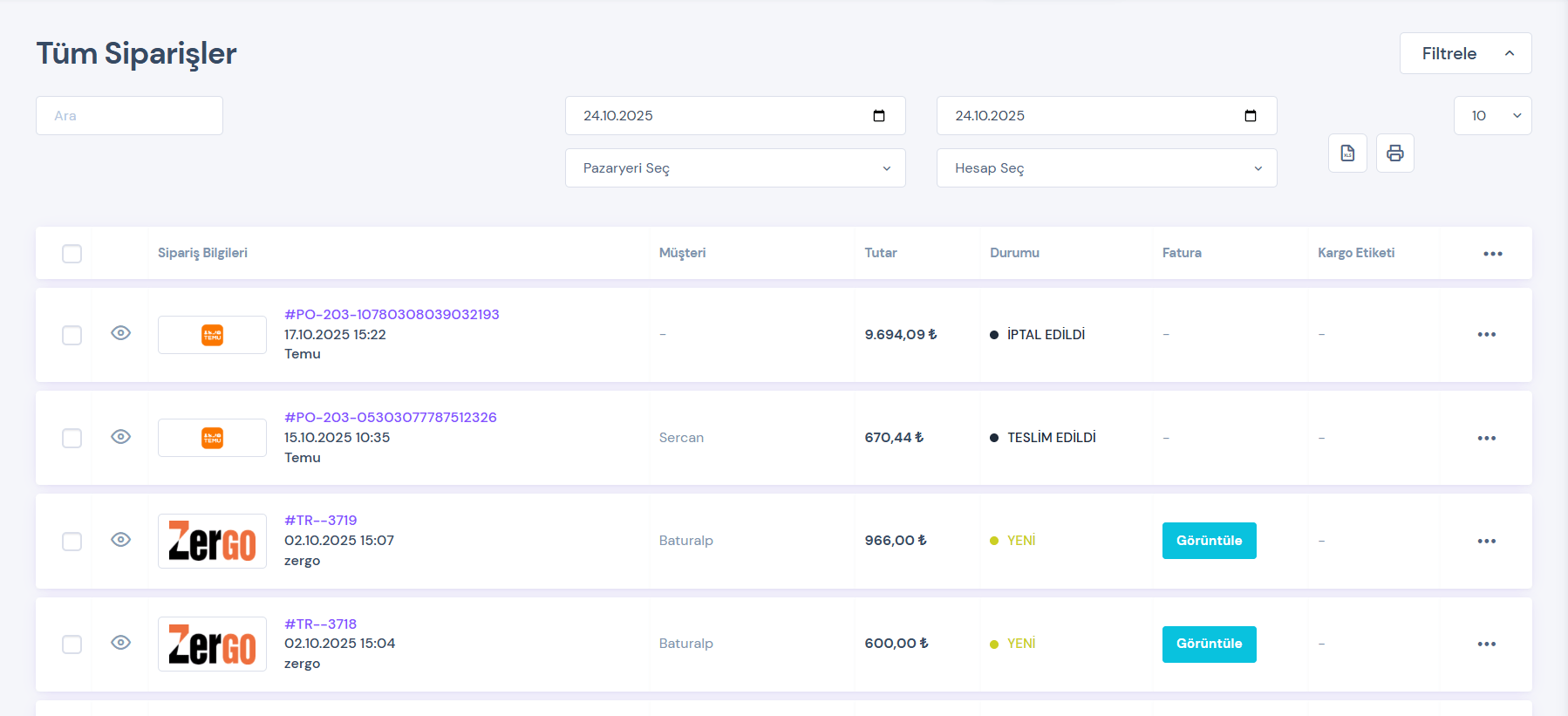 Tekil ve Varyasyonlu Ürün Yükleme